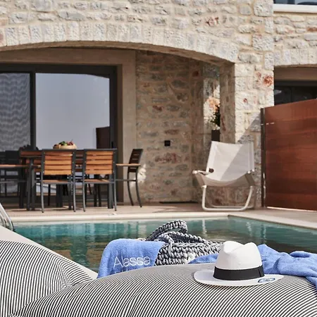 Beachfront Alassa W Private Pools Complex Villa *