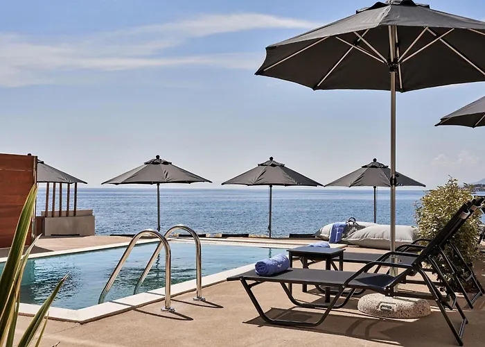 Beachfront Alassa W Private Pools Complex *